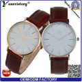 Yxl-566 2016 New Fashion Leather Mens Wrist Watch Waterproof OEM